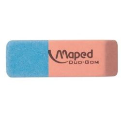 Gomme Duo MAPED Duo-Gom (Bleu & Rouge)
