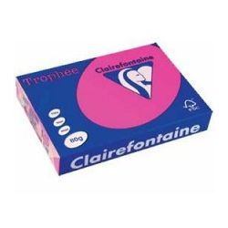 Rame A3 -  80g - Rose Fluo CLAIREFONTAINE (500 f.) - Ref: 2888