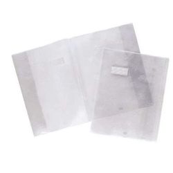 Protege-cahier PVC 18/100ème   17x22cm - CRISTAL - CLAIREFONTAINE