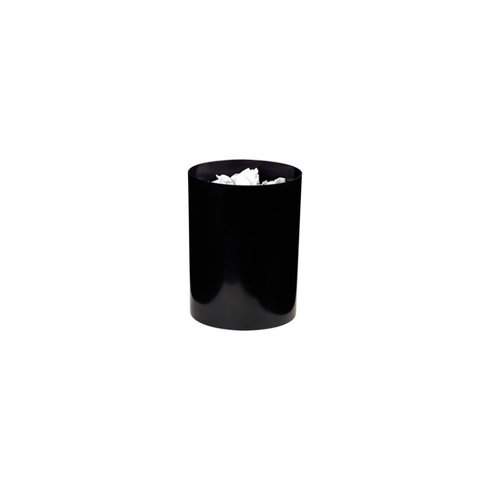 Corbeille papier en plastique CEP Confort - 16 litres - NOIRE
