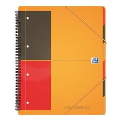 OrganiserBook spirales OXFORD - A4 - Ligné - 4tr. - 80g - 160 pages