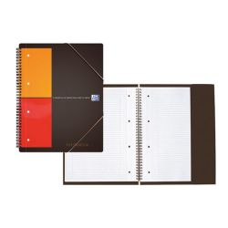 MeetingBook spirales OXFORD - A4 - Ligné - 4trous - 80g - 160p - 1702