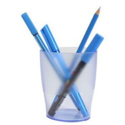 Pot à crayons MULTIFORM Ecopen BLEU TRANSLUCIDE