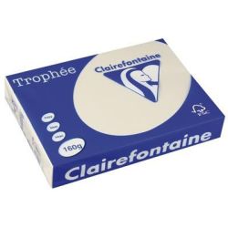 Rame A4 - 160g - Ivoire Pastel CLAIREFONTAINE (250 f.) - Ref: 1101