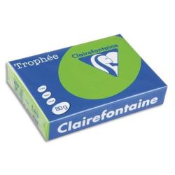 Rame A4 -  80g - Vert Menthe - CLAIREFONTAINE (500f.) - ref : 1875