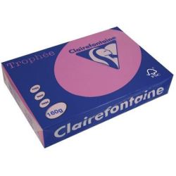 Rame A4 - 160g - Fushsia - CLAIREFONTAINE (250 f.) - Ref: 1017