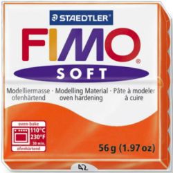 Pate à modeler FIMO SOFT MANDARINE N°42- 56 g