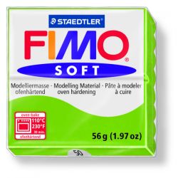 Pate à modeler FIMO SOFT VERT POMME N°50- 56 g