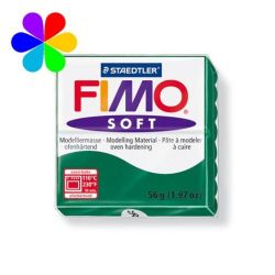 Pate à modeler FIMO SOFT VERT SAPIN N°58- 56 g**