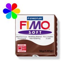 Pate à modeler FIMO SOFT CHOCOLAT N°75- 56 g**