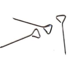 Epingles à tête triangulaire argentée N° 2 - 3cm (Boîte de 500)