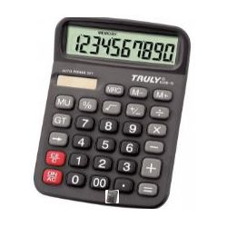 Calculatrice Bureau 10 chif. TRULY 836-10 - 9 x 12 cm