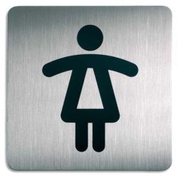 Plaque de signalisation pictogramme "Toilette FEMME"