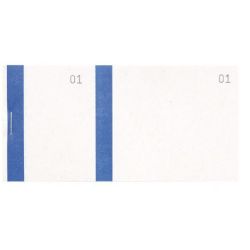 Bloc vendeur - 6.6x13.5cm - Folioté - Bleu