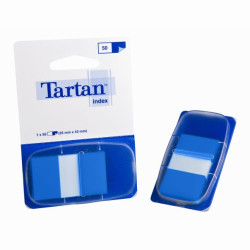 Index TARTAN 25mm (lot de 50 index) - BLEU **NSFP