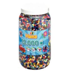 Perles à repasser - Diam 0.5mm - Assorties (Pot de 13 000 unités)