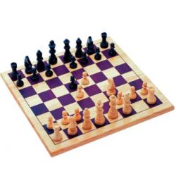 Jeu d échecs en bois - Plateau 29 x 29 cm