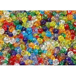 Perles de rocailles Transparentes - Diam : 2,5mm - Bocal de 500 gr