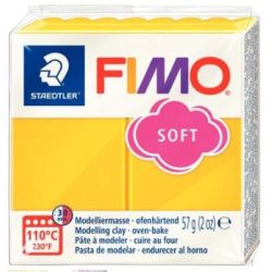 Pate à modeler FIMO SOFT JAUNE TOURNESOL - 56 g