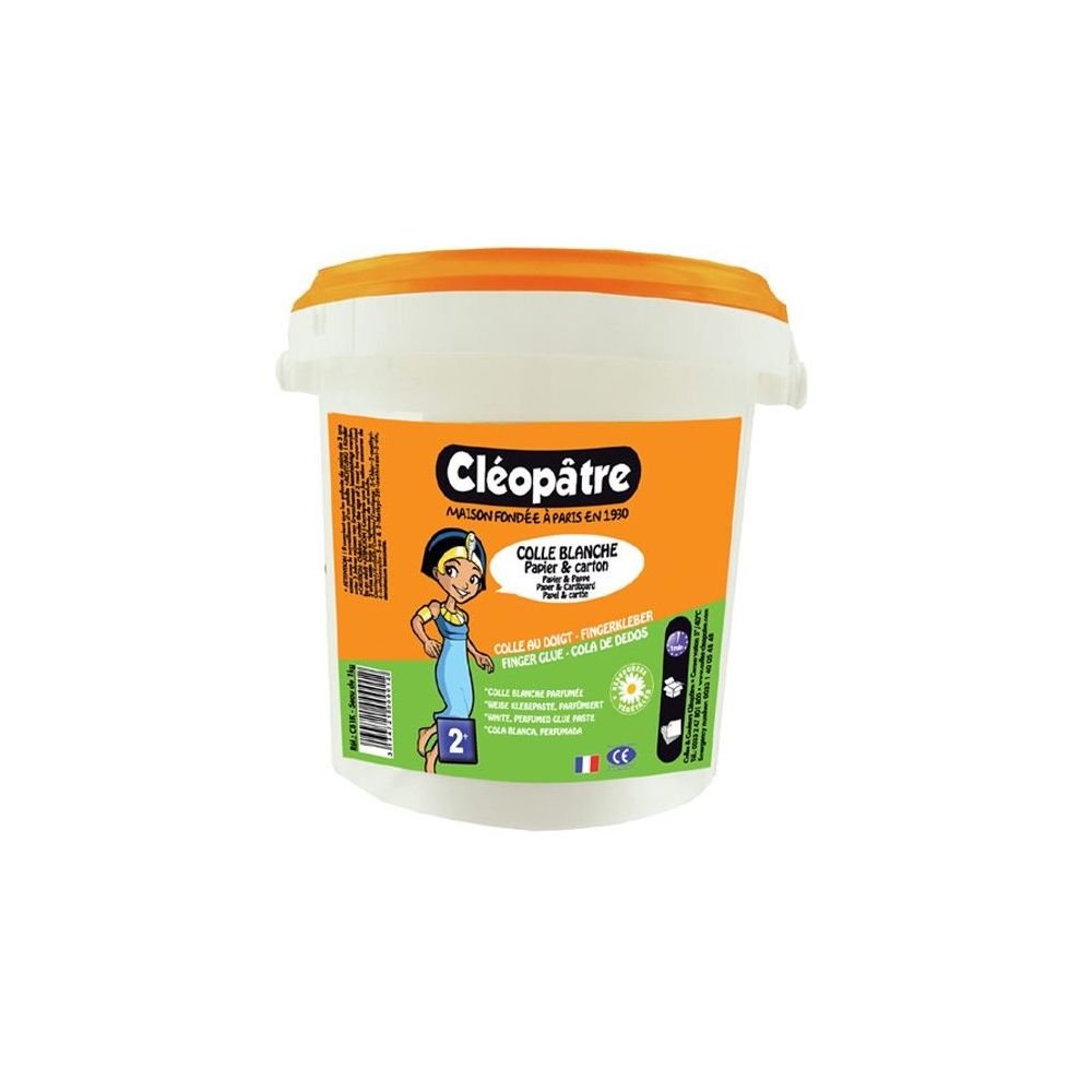 Colle blanche en pâte CLEOPATRE - Pot de 1 Kg