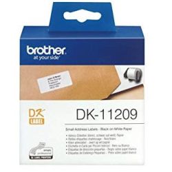 Etiquettes BROTHER DK11209 - 29 x 62mm (bte 800 étiq.)