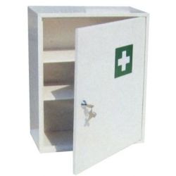 Armoire à Pharmacie RESKAL - 2 étagères - Blanche - 35 x 45 x 13 cm