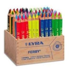Crayon Couleur LYRA Ferby - Triangle - 5.5mm - ClassPack 96 crayons