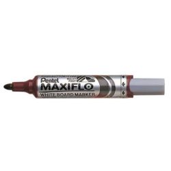 Marqueur effaç. PENTEL MAXIFLO MWL5M-E - Ogive - MARRON XL