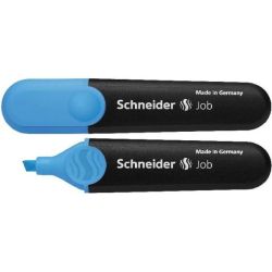 Surligneur SCHNEIDER Job - Trait 1 à 5mm - BLEU FLUO