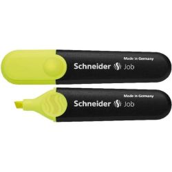 Surligneur SCHNEIDER Job - Trait 1 à 5mm - JAUNE FLUO