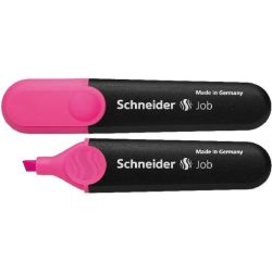 Surligneur SCHNEIDER Job - Trait 1 à 5mm - ROSE FLUO