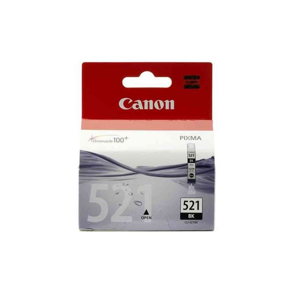 Cart CANON CLI521BK Noir - iP3600/4600 - MP540/620/630/980