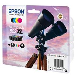 Cart EPSON - 502XL - Jumelles - Pack noir+couleurs - XP-5100-5105