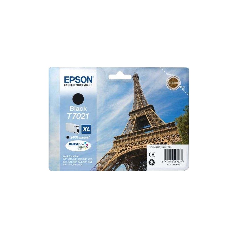 Cart EPSON - T7021 - Eiffel - Noir XL WP-40xx/WP-45xx (2 400 p)