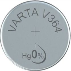 Pile V364 - 1.55V SR60 - Bouton VARTA (montre) 