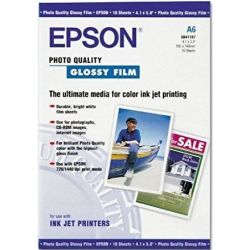 Papier film glacé EPSON - Qualité Photo (10 cartes A6)** Z