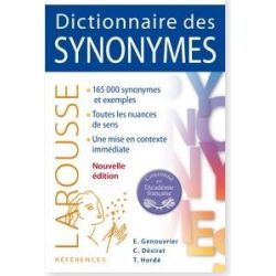 Dictionnaire des Synonymes LAROUSSE - 165 000 mots - L12 x H19cm