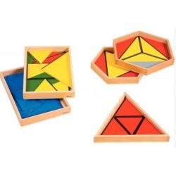 Triangles constructeurs - MONTESSORI