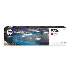 Cart HP N°973X - Magenta - F6T82AE - PageWide 86ml - 7 000 pages