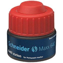 Marqueur recharge SCHNEIDER Maxx 640 30ml ROUGE (pour Maxx 130/133)**