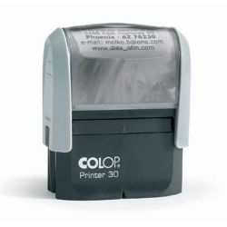 Timbre Monture COLOP Printer 30 (18 x 47mm) - 5 Lignes