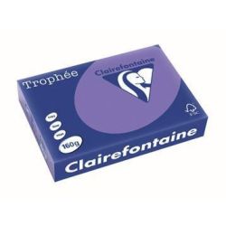 Rame A4 - 160g - Violine CLAIREFONTAINE (250 f.) - Ref: 1018