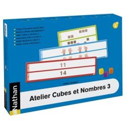 Atelier Cubes & Nombres 3 pour 2 enfants - GS / CP - NATHAN