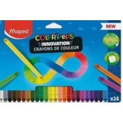 Crayon Couleur MAPED Color Peps Infinity - Pochette 24 couleurs