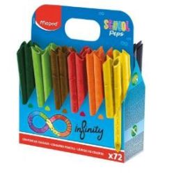 Crayon Couleur MAPED Color Peps Infinity - School Pack 72 couleurs