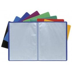 Protege Document PVC - Format A4 - 040 vues - NOIR - EXACOMPTA