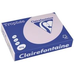 Rame A4 -  80g - Lilas - CLAIREFONTAINE (500 f.) - Ref:1872