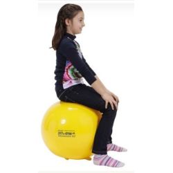 Ballon assise enfant - 4 pieds - SIT n GYM - D 45cm - JAUNE