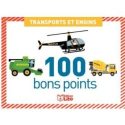 Image Bon Point Thème transports et engins - 5,6 x 7,9 cm  (x100)