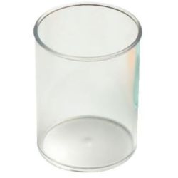Pot à crayons  - Transparent Cristal - Diam : 7cm - Haut: 10 cm